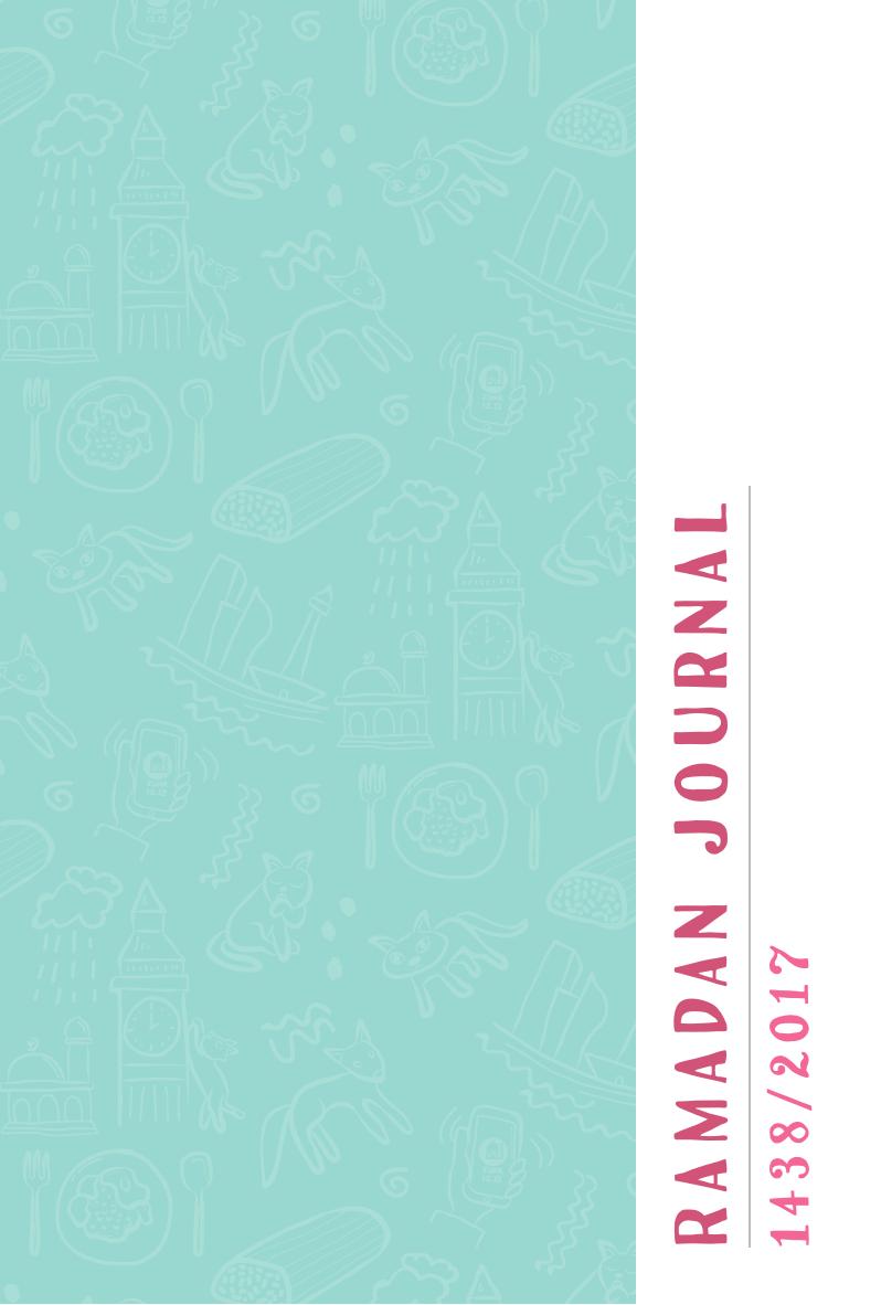 RAMADAN JOURNAL blue cover