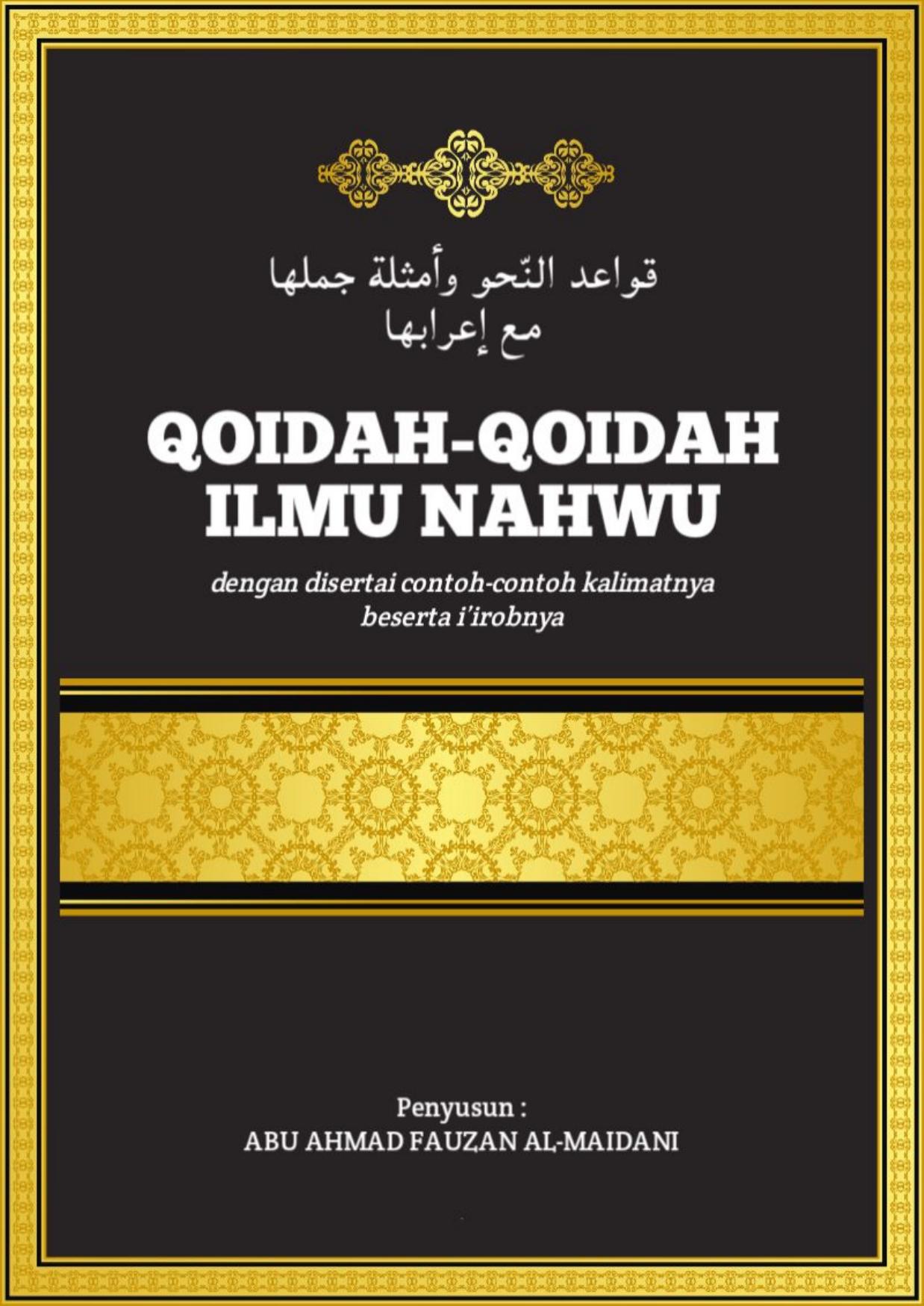 Salinan 663) Qoidah-Qoidah Ilmu Nahwu & Contoh Irobnya