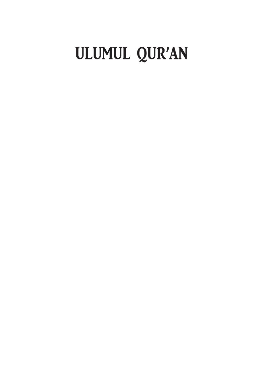 Salinan 672) Ulumul Qur an