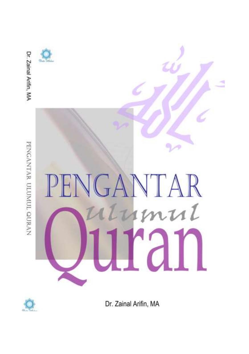Salinan 580) Pengantar Ulumul Quran Zainal Arifin