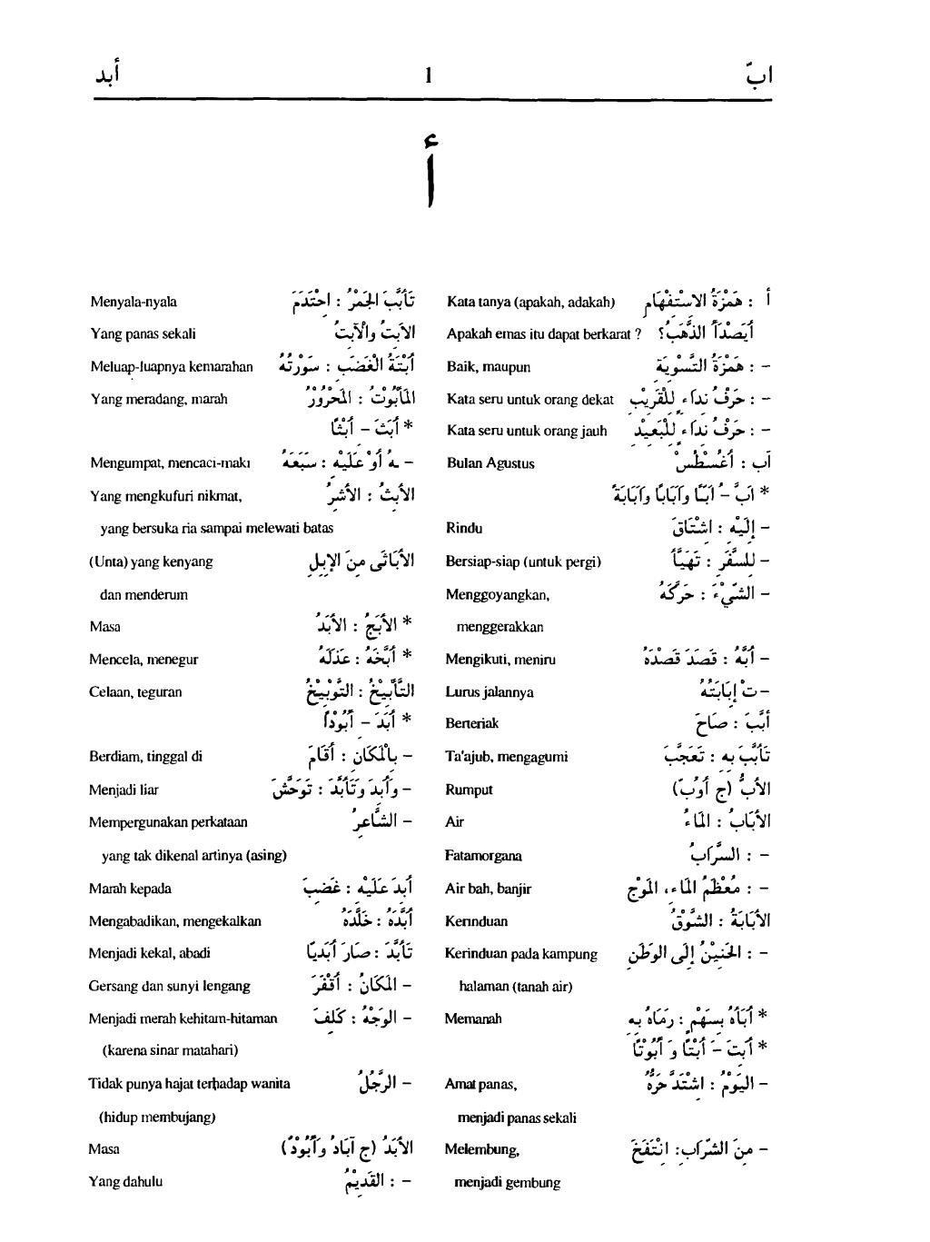 Kamus Arab-Indonesia AlMunawwir - قاموس المنور عربي أندونيسي