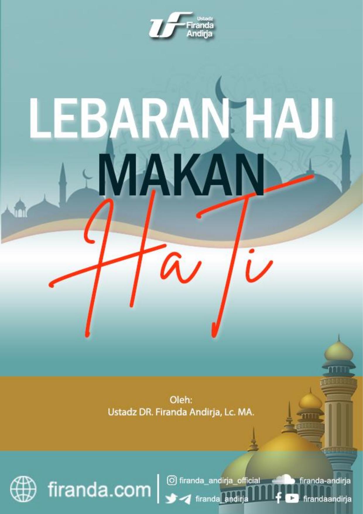 Salinan 1.823) Lebaran Haji, Makan Hati