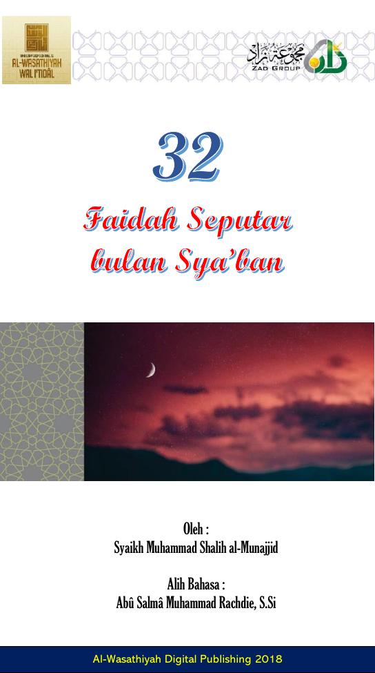 Salinan 1.748) 32 Faidah Seputar Bulan Sya ban