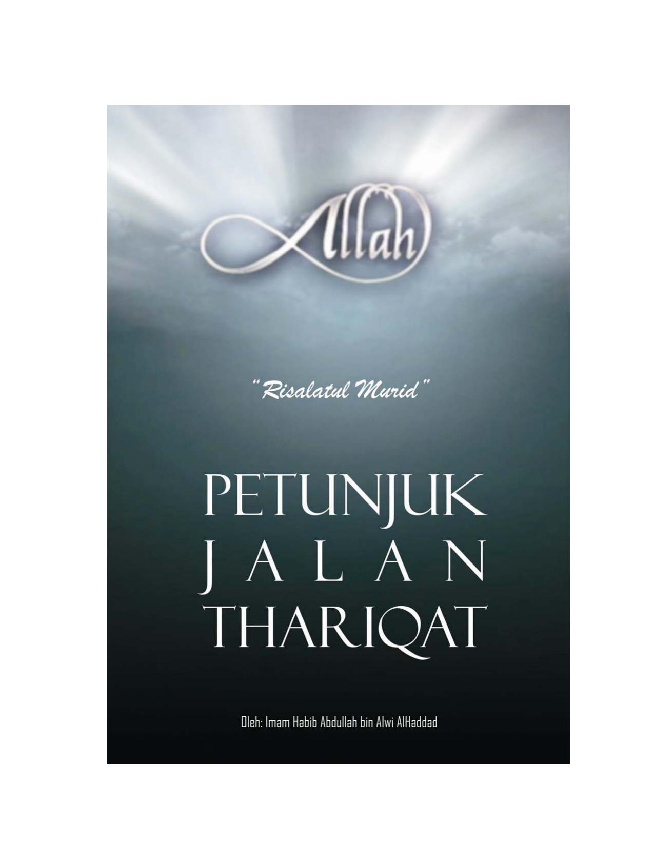 Microsoft Word - Risalutul Murid_Petunjuk Jalan Thariqat