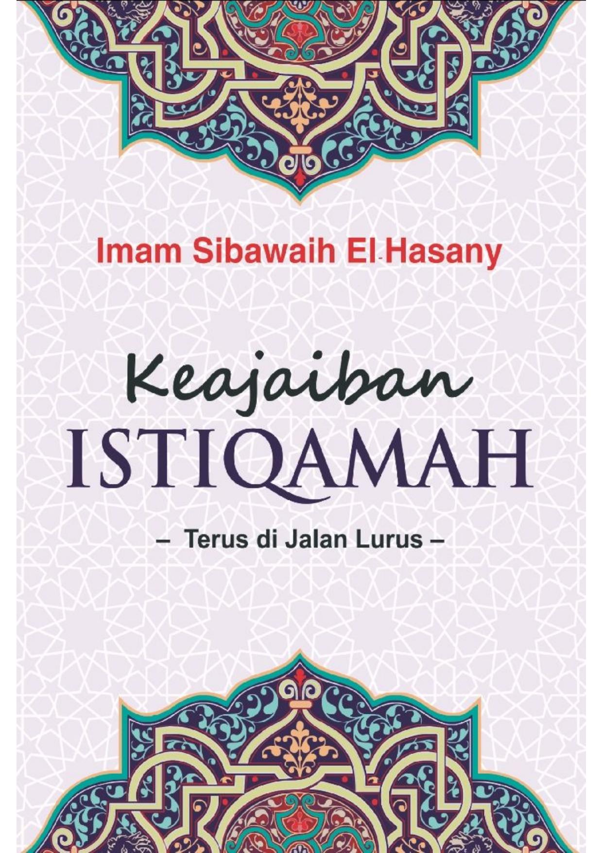 Salinan 1.636) Keajaiban Istiqamah Terus di Jalan Lurus