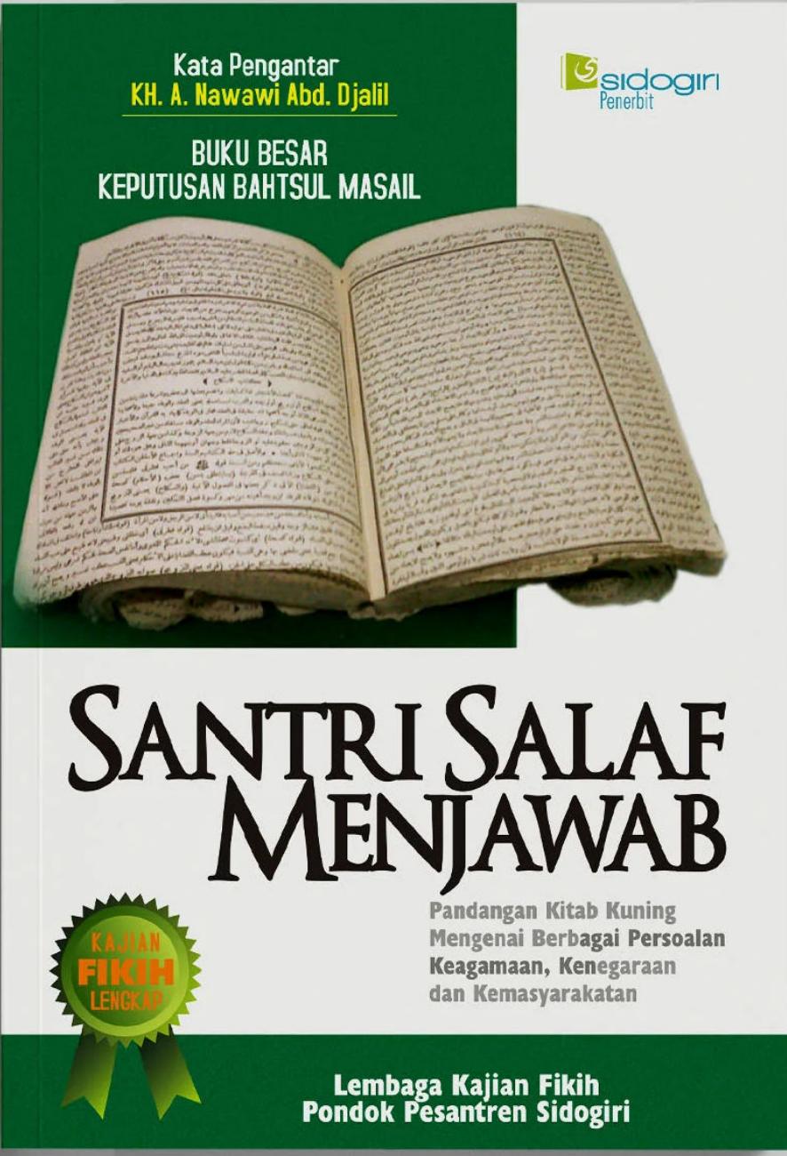 Salinan 1.592) Santri Salaf Menjawab