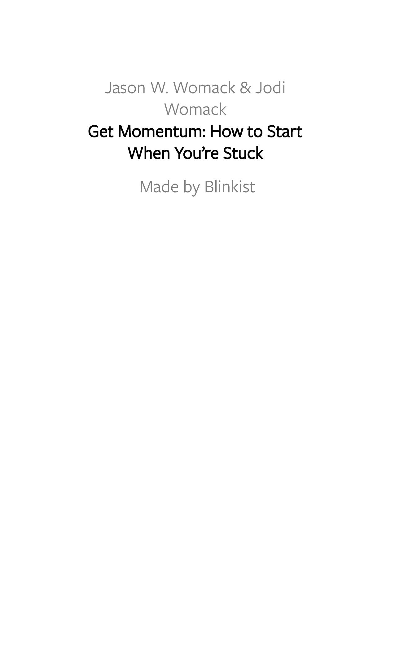 Get Momentum by Blinkist