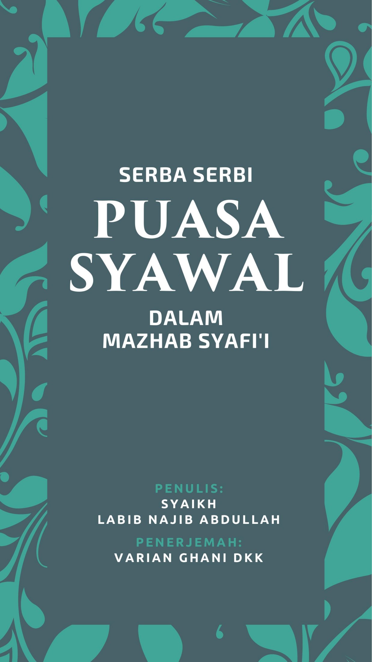 Serba Serbi Puasa Syawal dalam Mazhab Syafi'i.indd