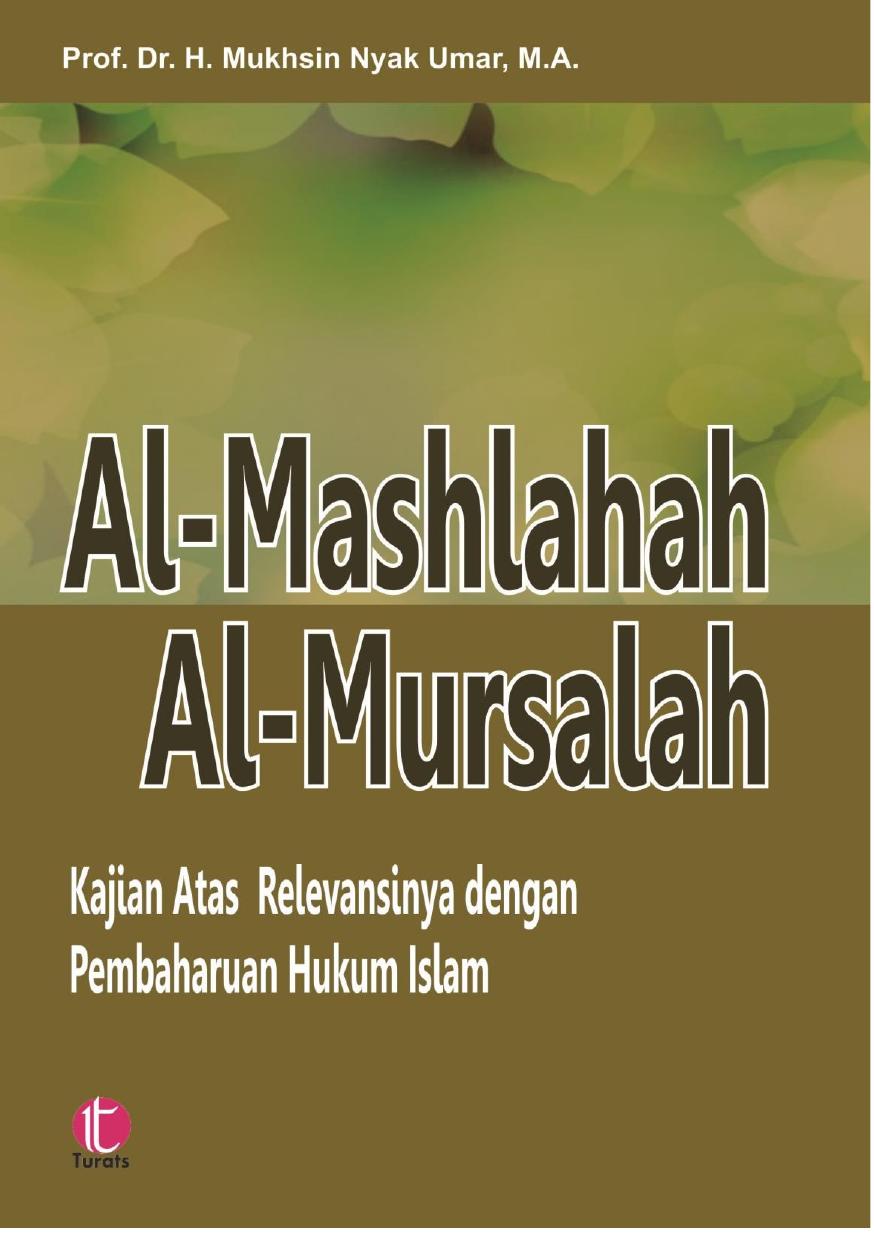 Salinan 1.444) Al Mashlahah Al Mursalah