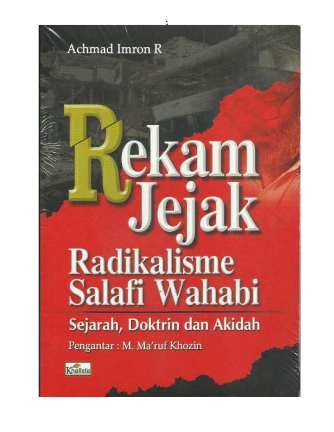 Salinan 1.239) Rekam Jejak Radikalisme Salafi Wahabi
