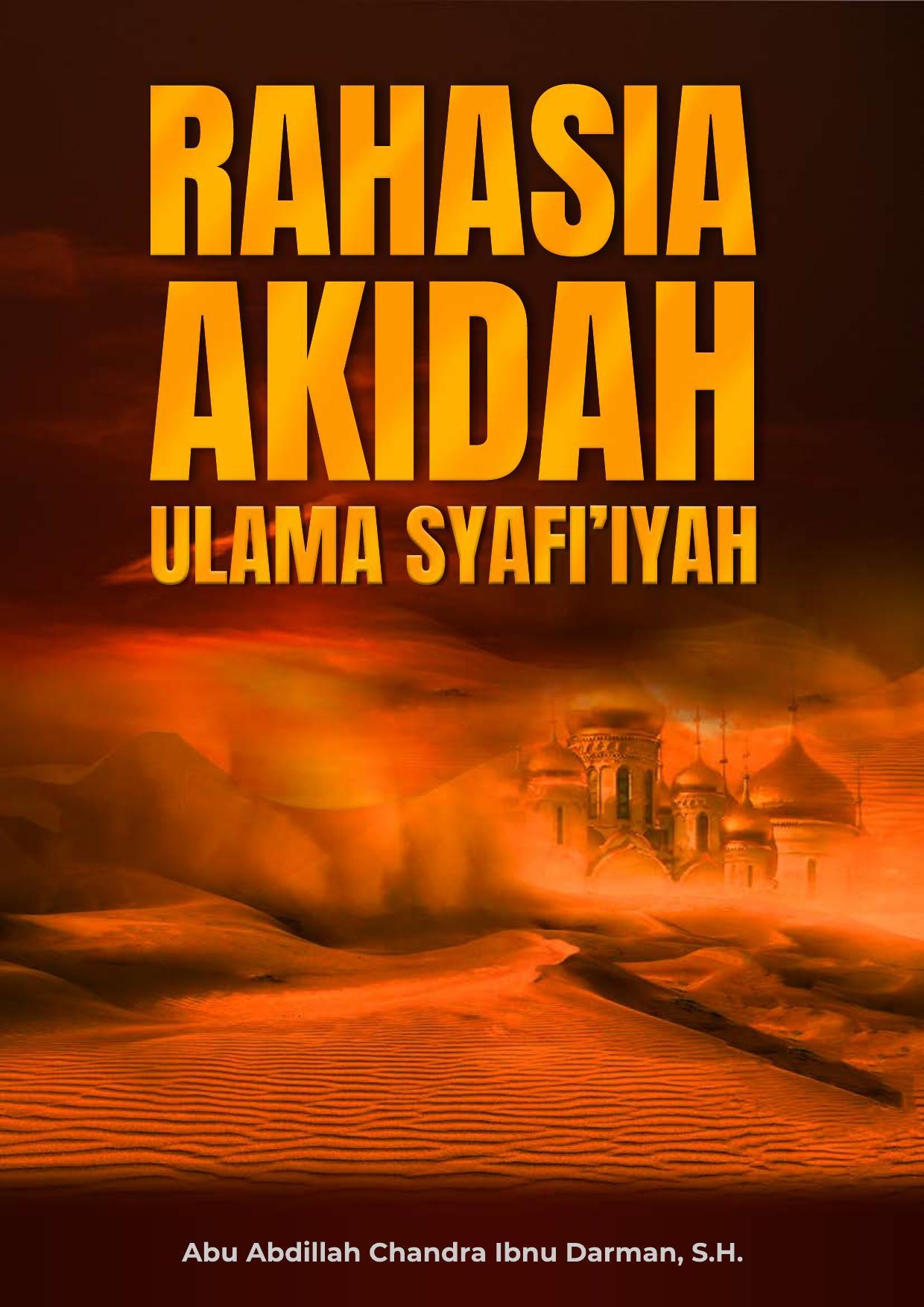 Salinan 1.103) Rahasia akidah ulama syafiiyah