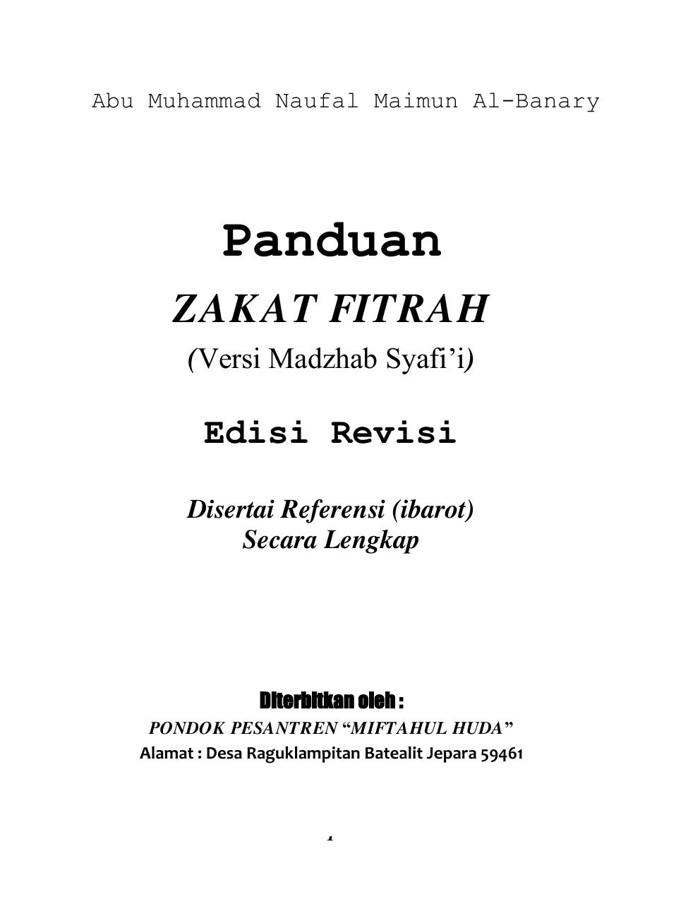 Salinan 1.091) Panduan Zakat Fitrah Versi Madhzab Syafii