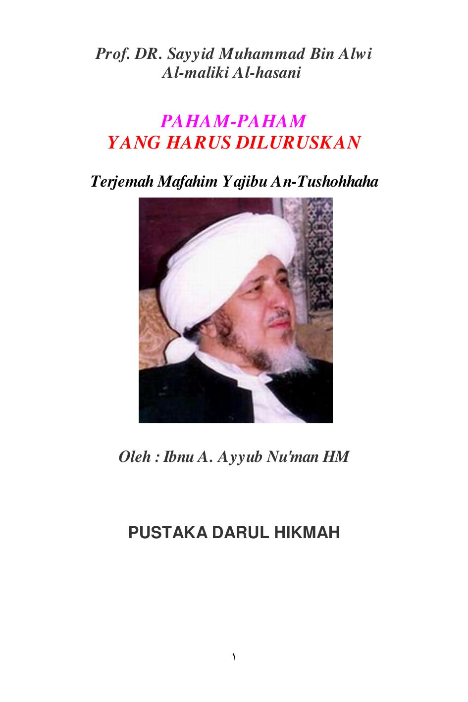 Salinan 1.075) Paham-paham yang harus di luruskan