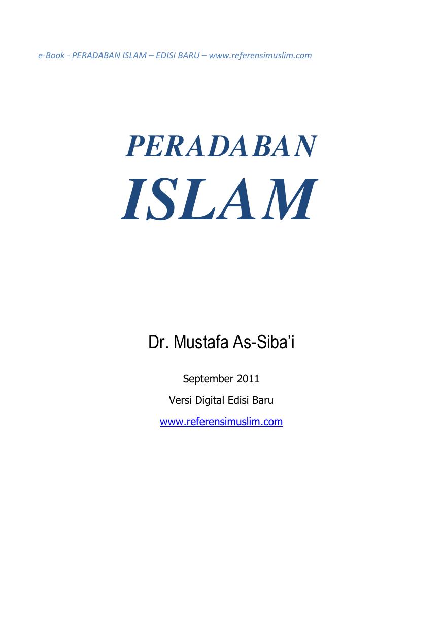 PERADABAN ISLAM