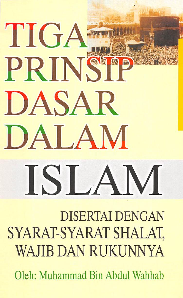 Salinan 1.020) Tiga Prinsip Dasar Islam