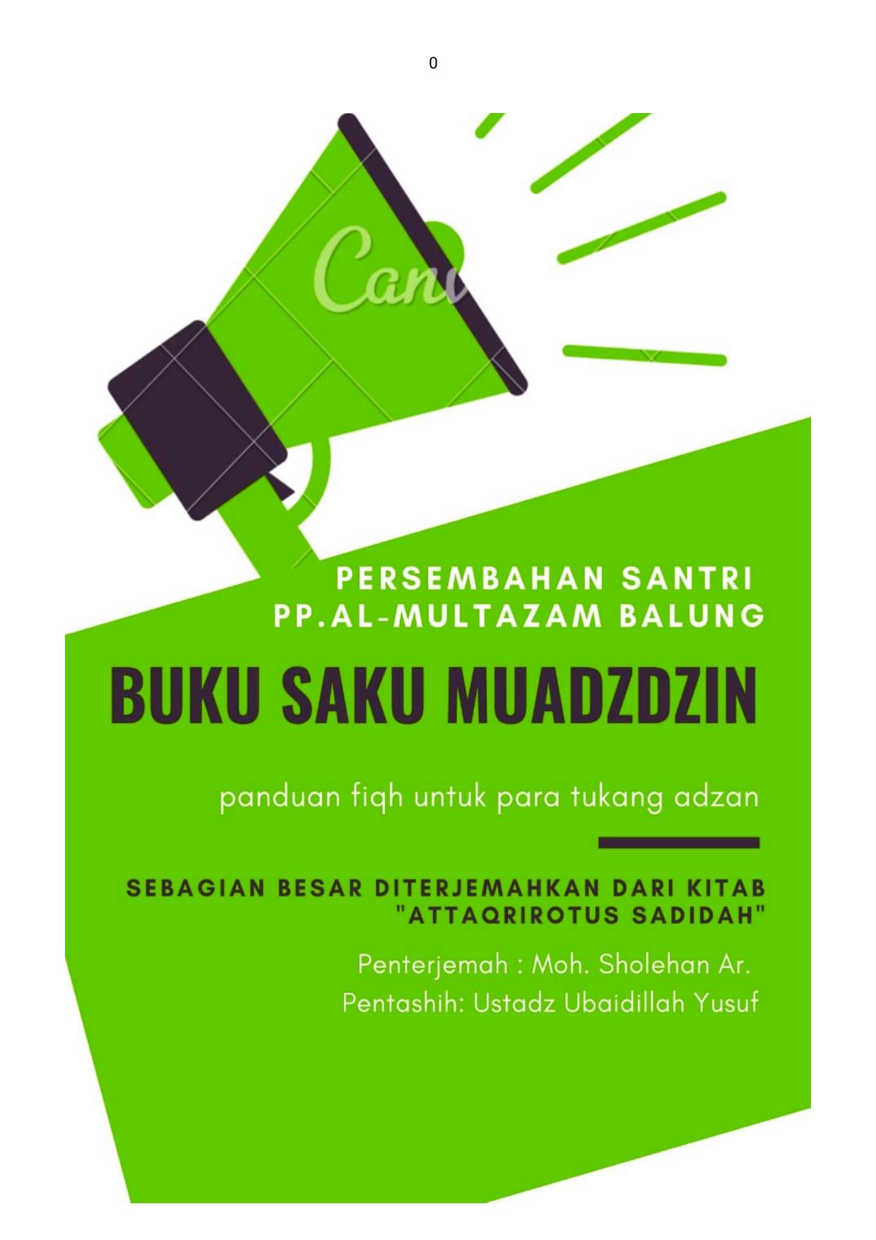 Salinan 1.006) Buku Saku Muadzdzin