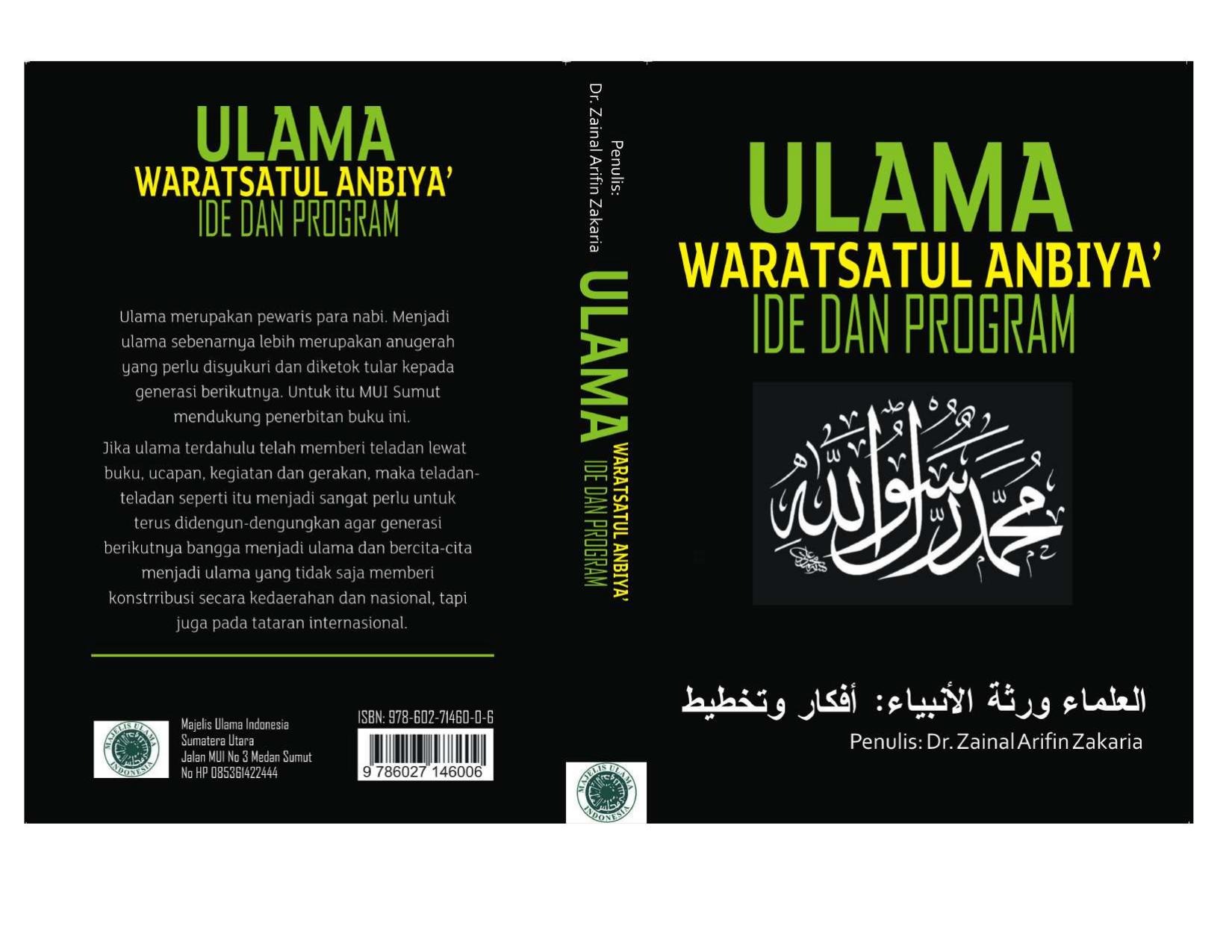 Salinan Ulama Warasatul Anbiya’ Ide dan Program by Dr. Zainal Arifin Zakaria