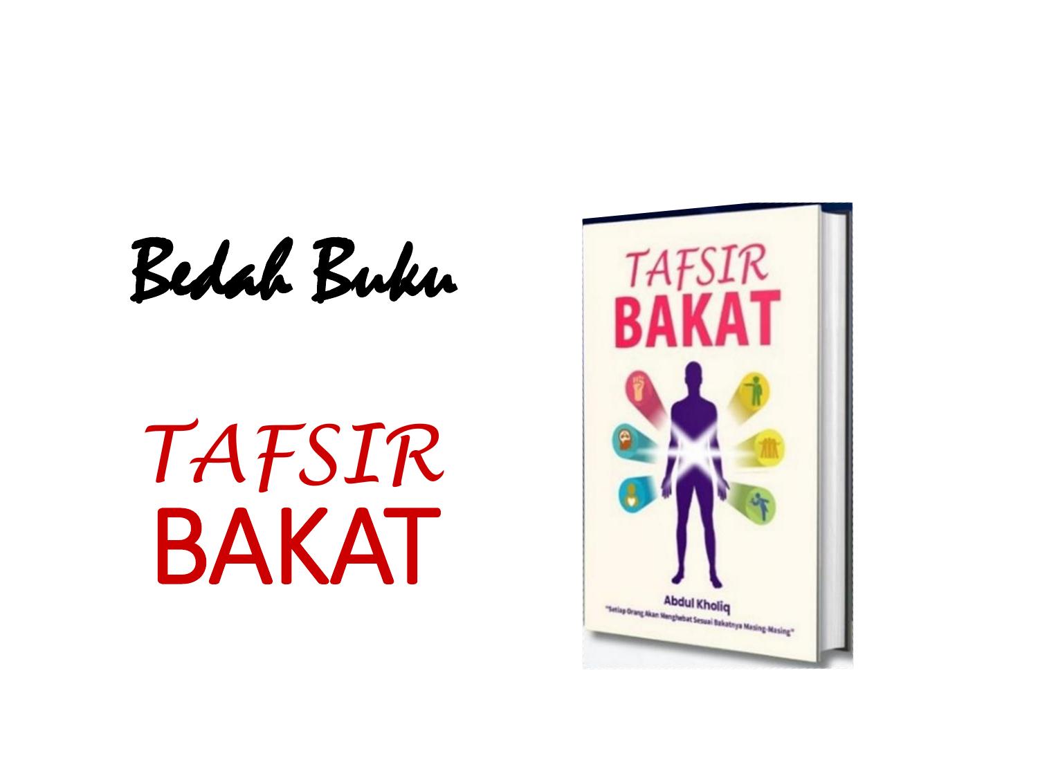 BEDAH BUKU TAFSIR BAKAT 2024