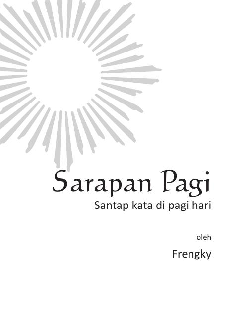 Sarapan Pagi - Santap Kata Motivasi Di Pagi Hari (48 Halaman)