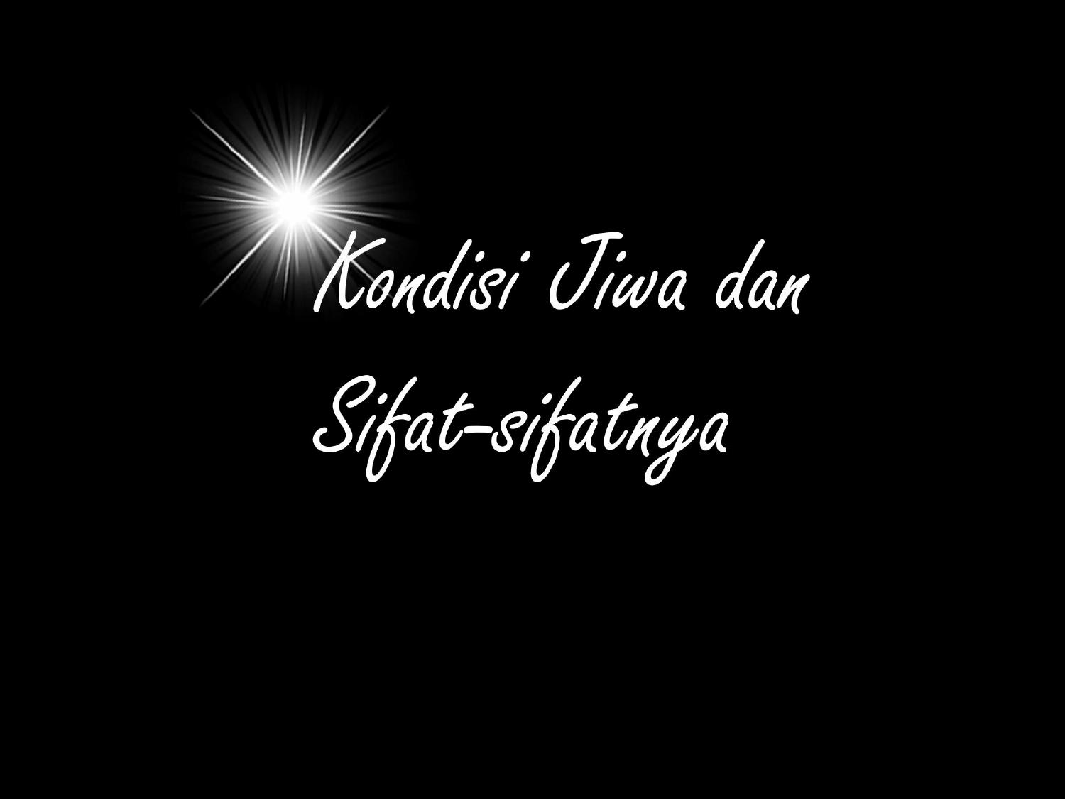 Materi Seminar 1 Kondisi Jiwa Anak