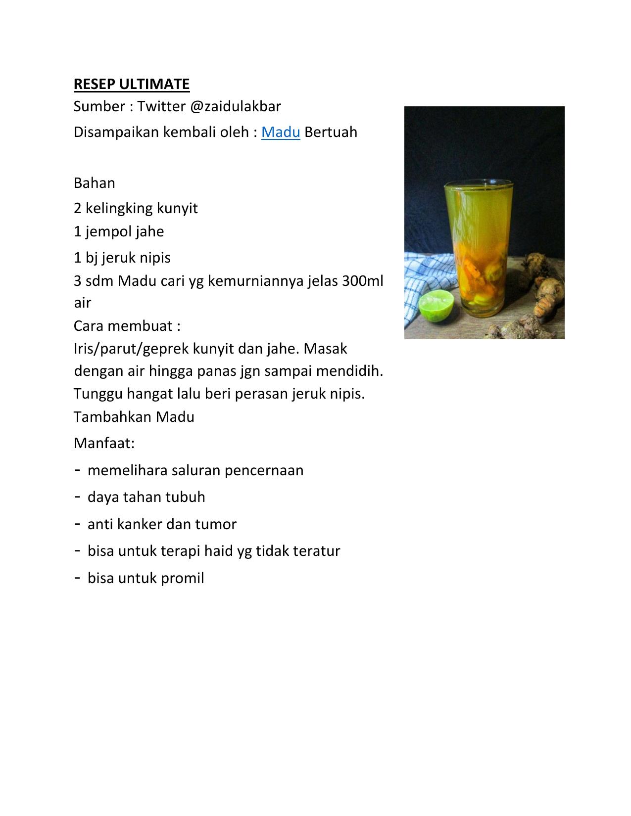 Kumpulan Resep JSR
