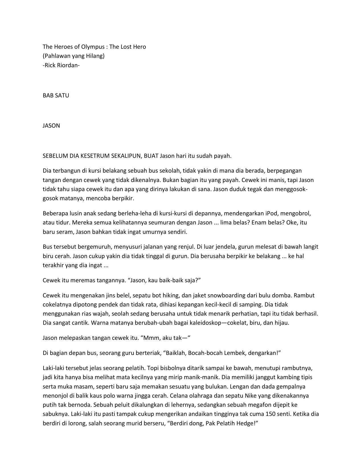 The Heroes of Olympus The Lost Hero Rick Riordan Z Library