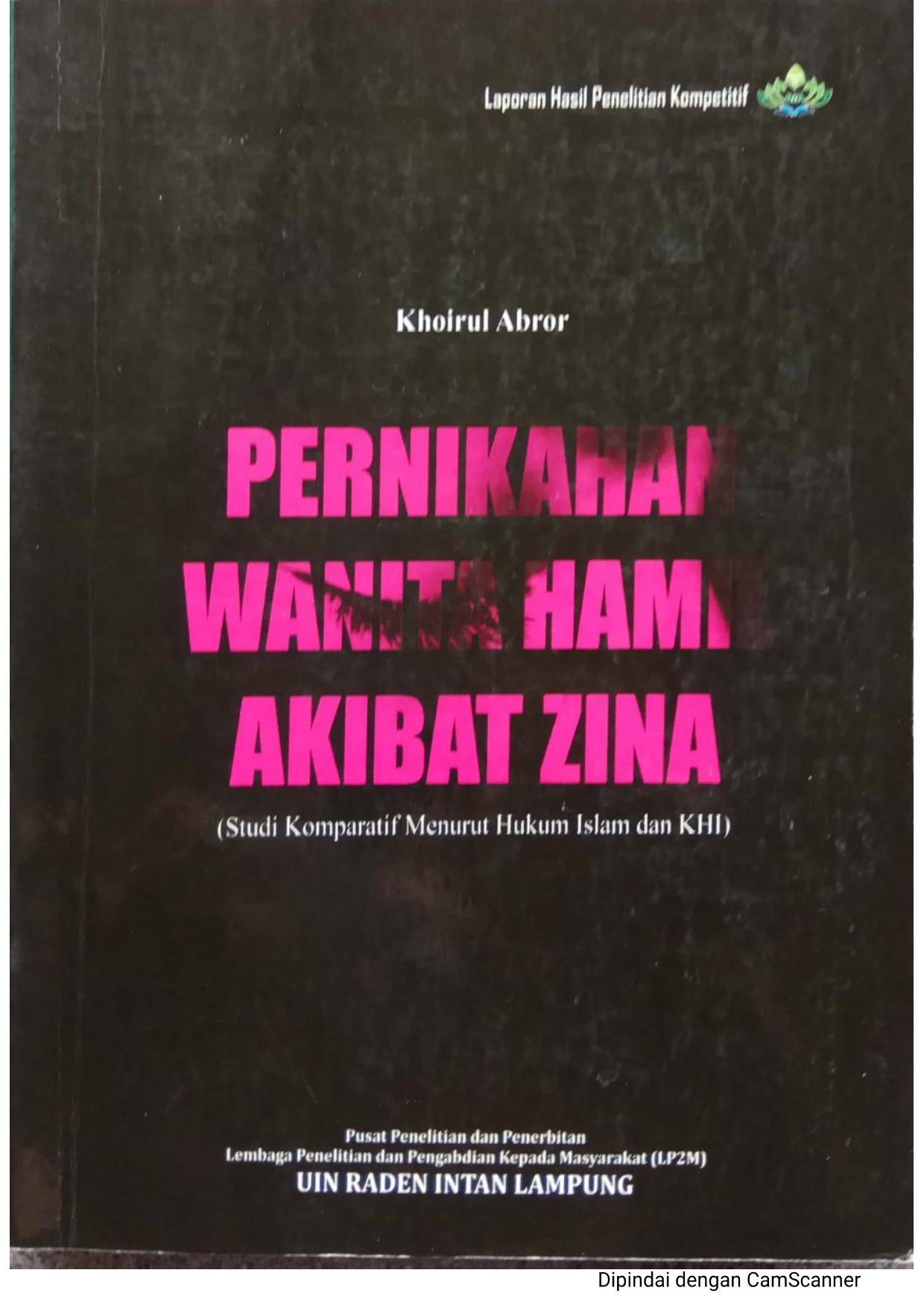 1.453) Pernikahan wanita hamil akibat zina