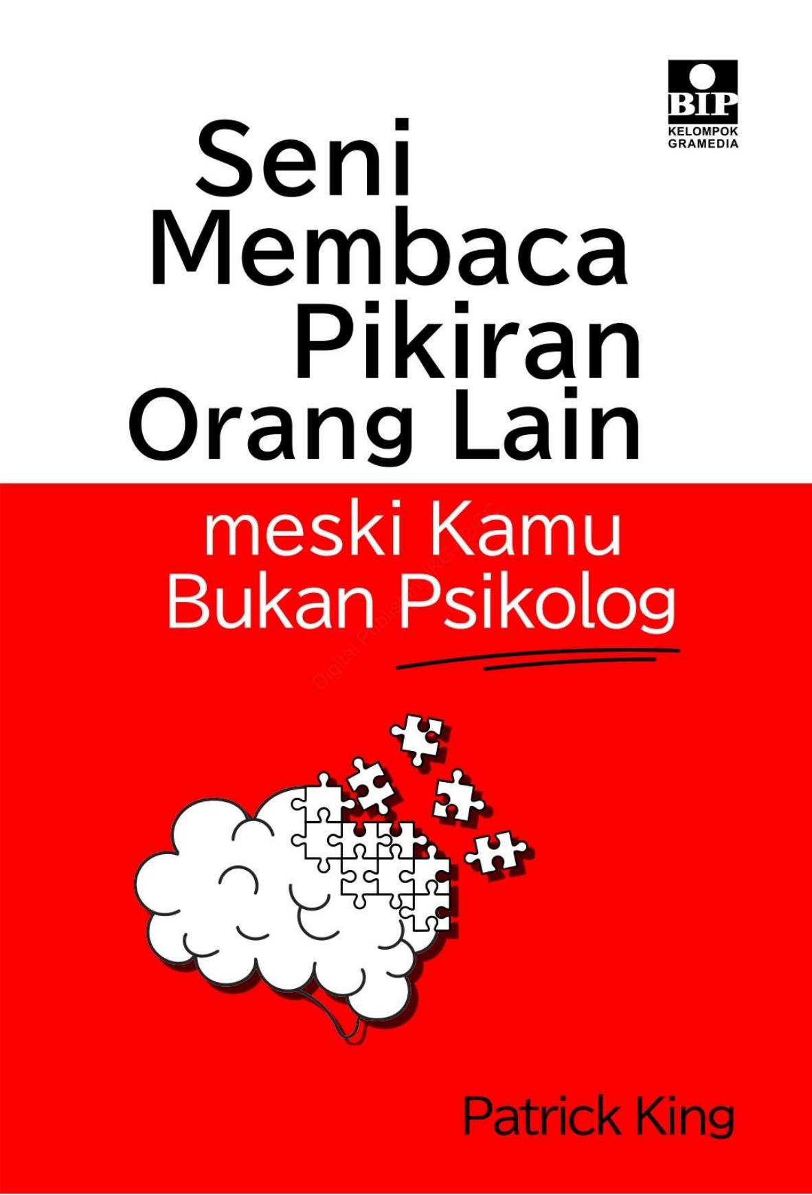 1984 Patrick King Seni Membaca Pikiran Orang Lain meski Kamu Bukan