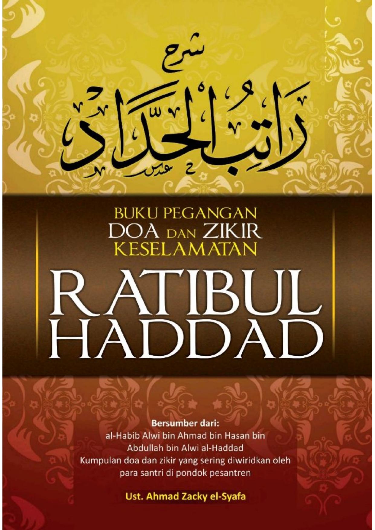 740) Terjemah Syarah Ratib al-Haddad