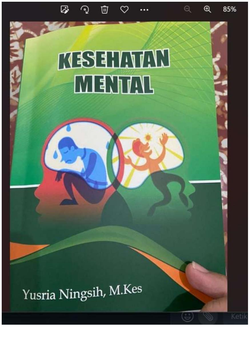 Yusria Ningsih book Kesehatan Mental