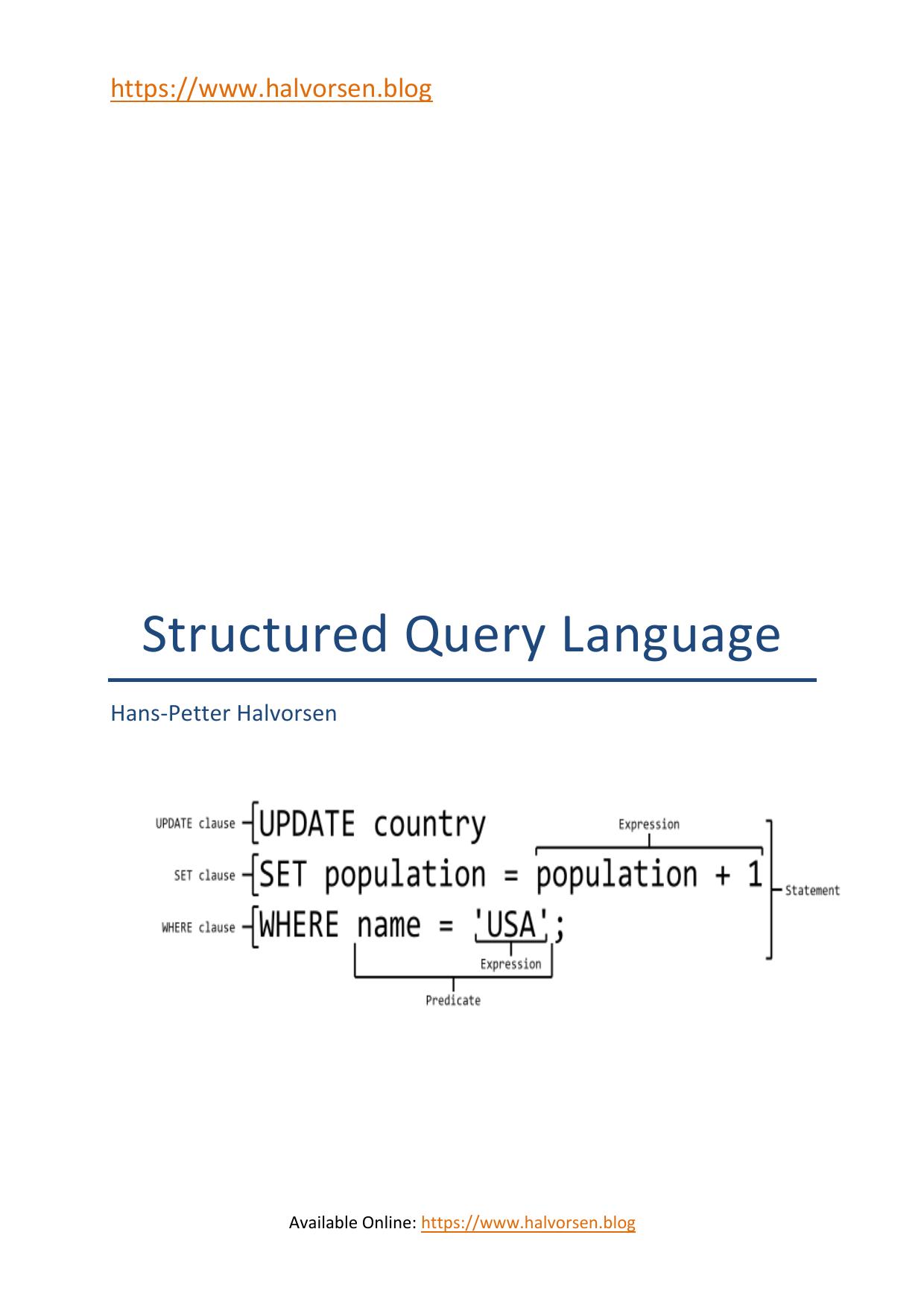 Microsoft Word - Structured Query Language.docx