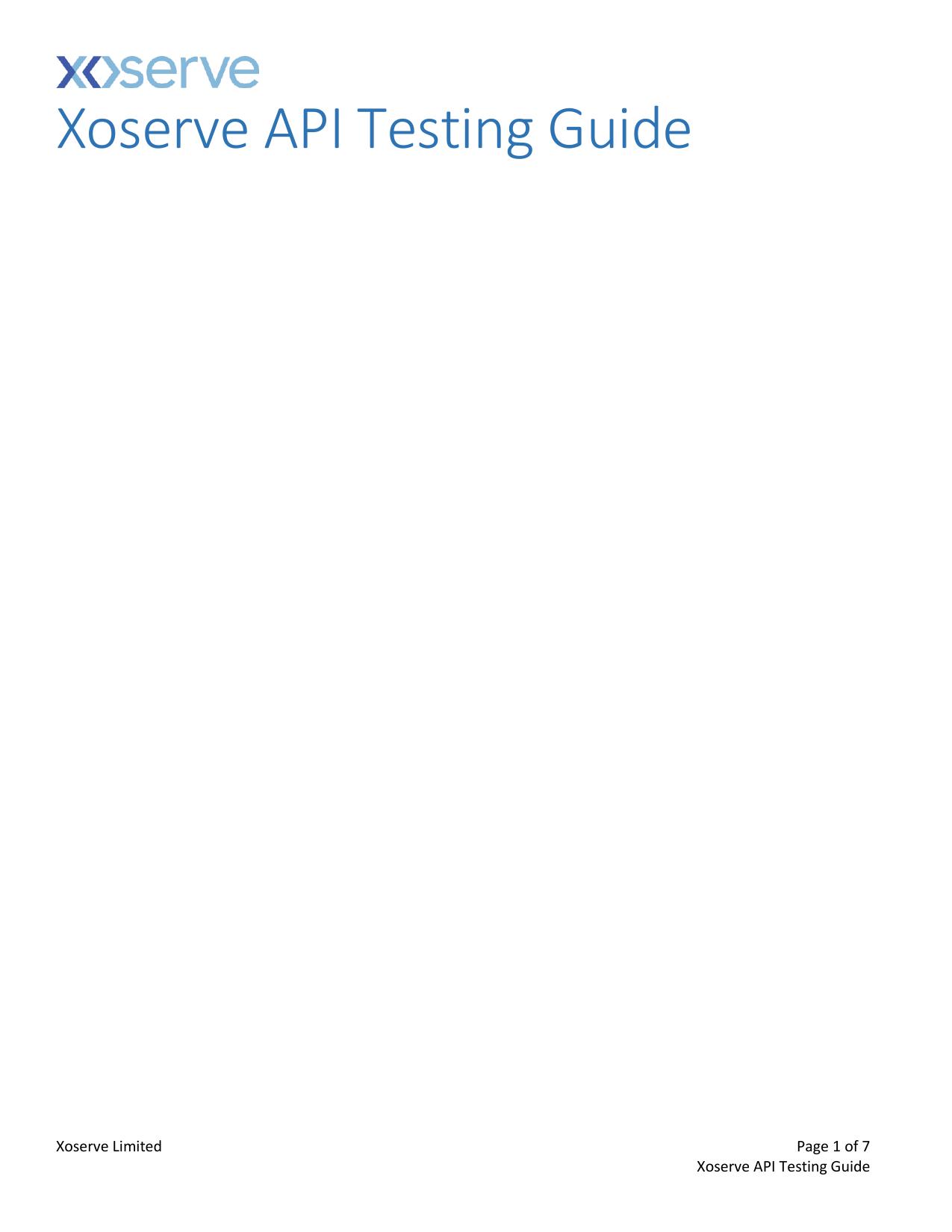 Xoserve API Testing Guide