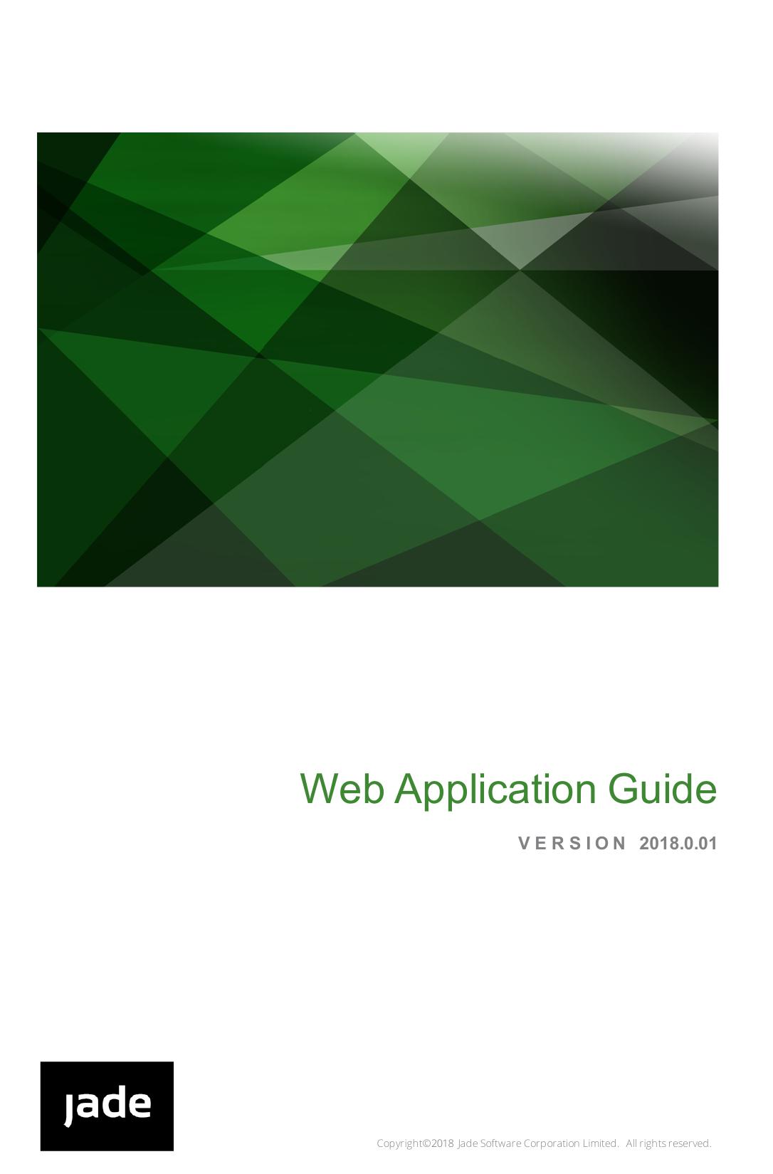 JADE Web Application Guide