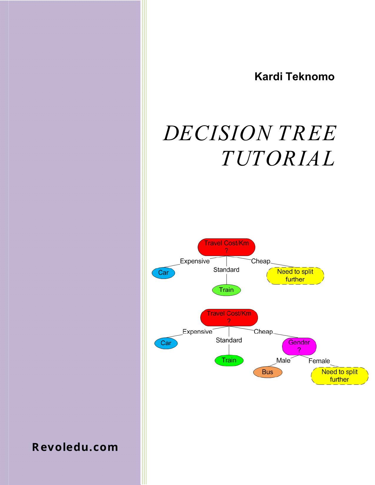 Microsoft Word - Decision Tree Tutorial by Kardi Teknomo