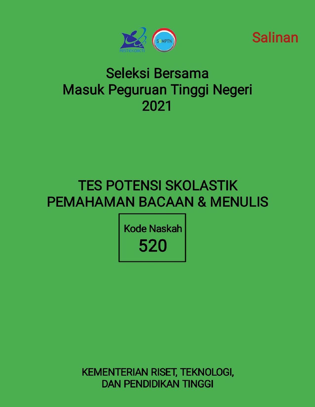 SOAL ASLI DAN PEMBAHASAN SBMPTN 2021 TPS-PEMAHAMAN BACAAN DAN MENULIS (SFILE.MOBI)