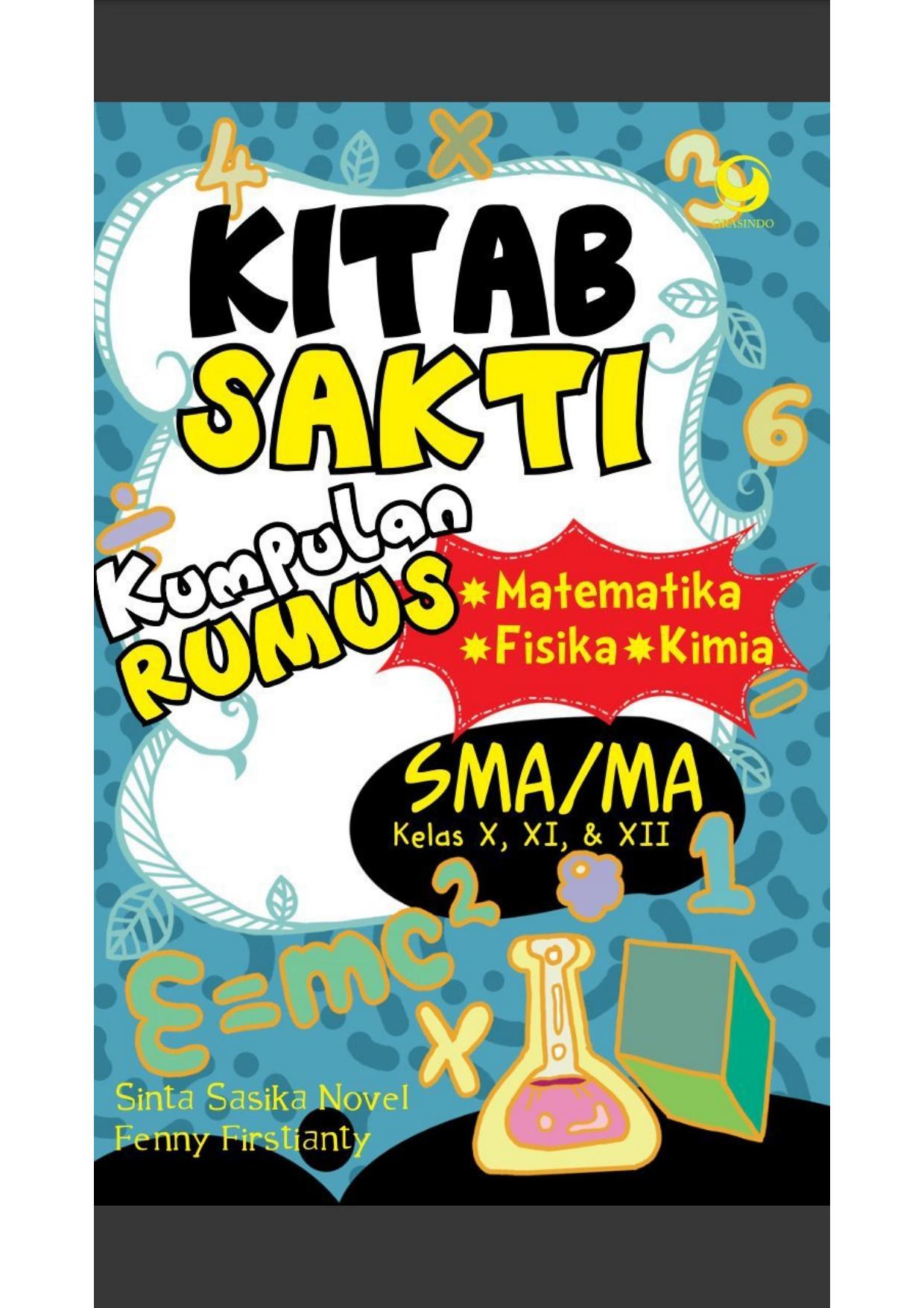 Rumus Sakti Kimia,Fisika,Mtk SMA