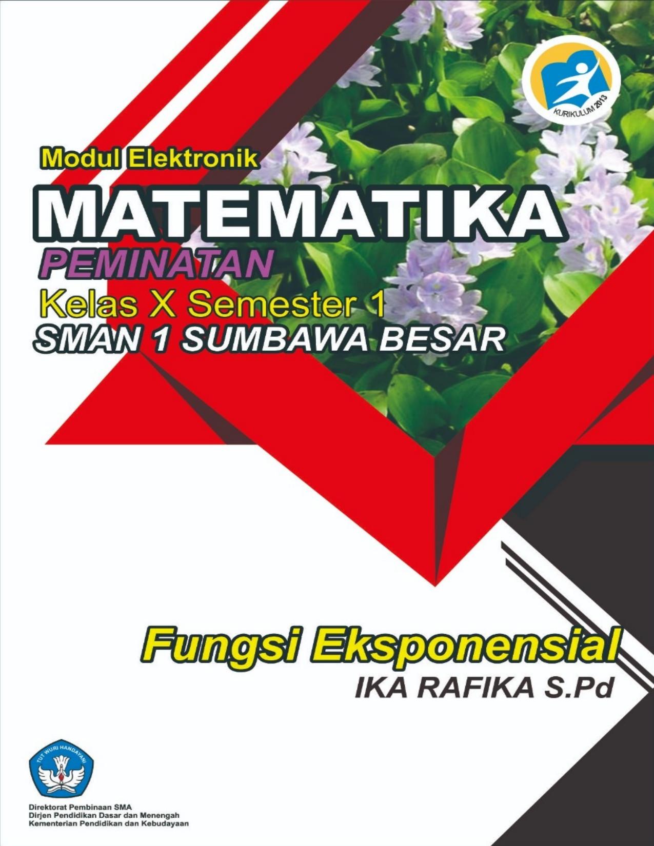 Matematika Peminatan_X_Fungsi Eksponen