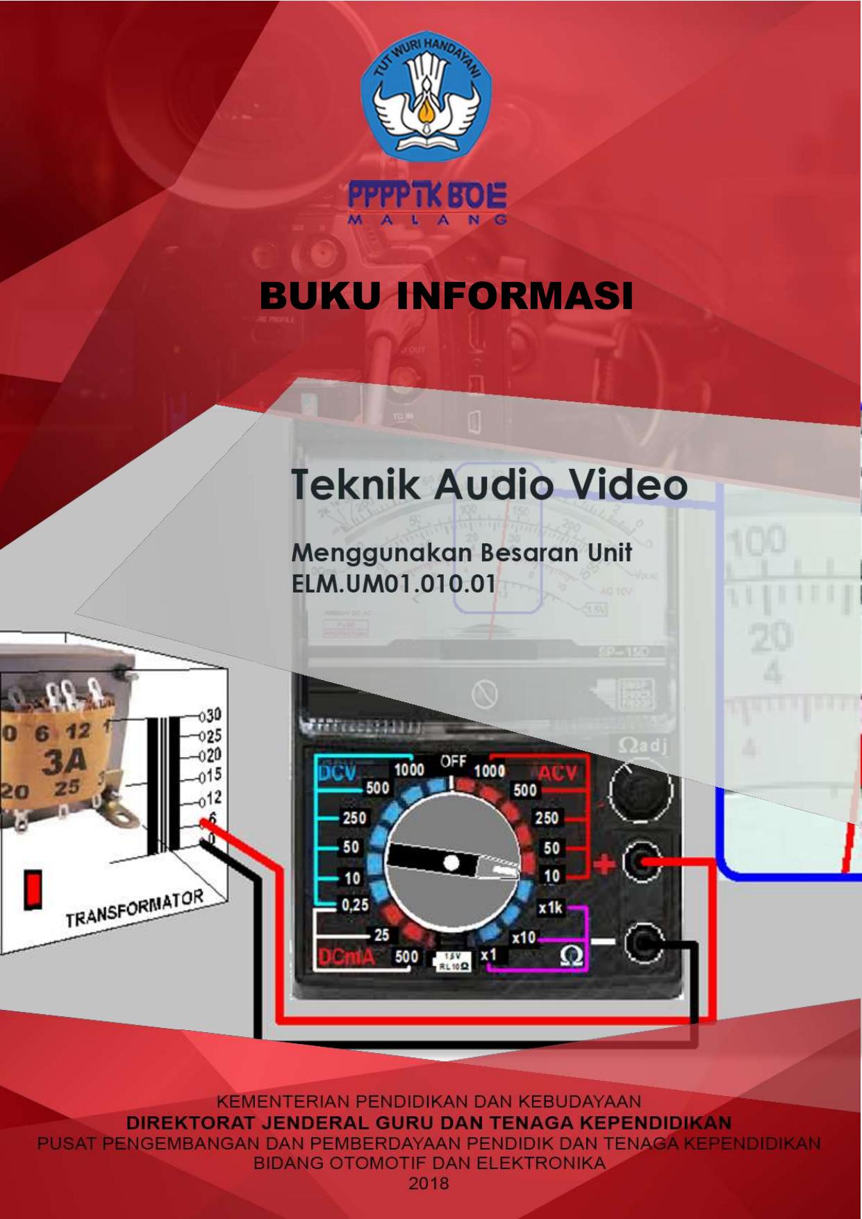 Sub Sektor Industri Radio, Televisi dan Peralatan Komunikasi serta perlengkapannya bidang Audio-Video.