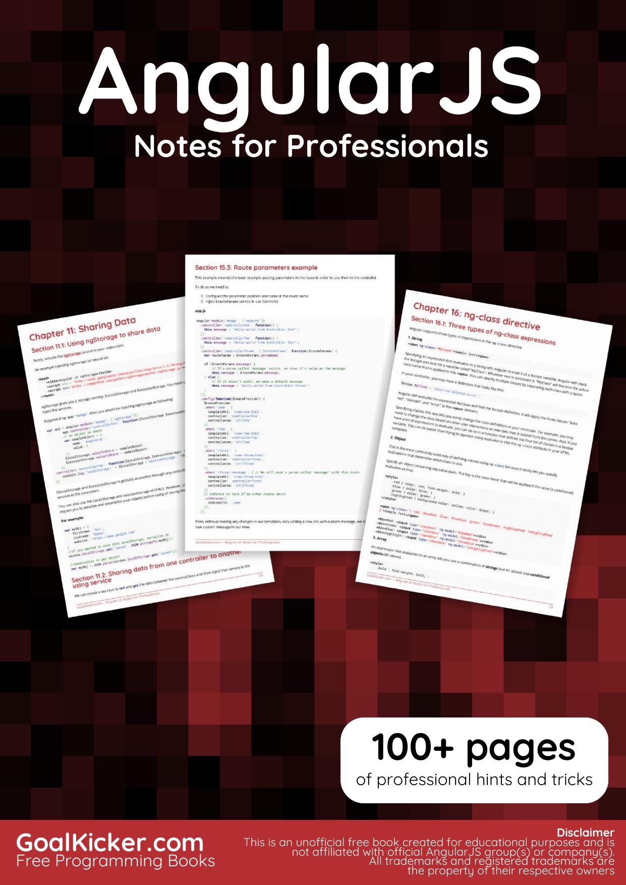 AngularJS Notes for Professionals
