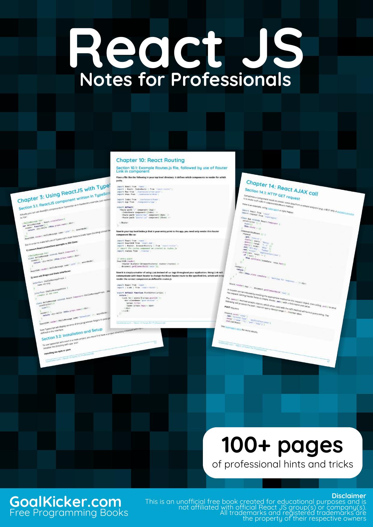 React JS Notes for Professionals