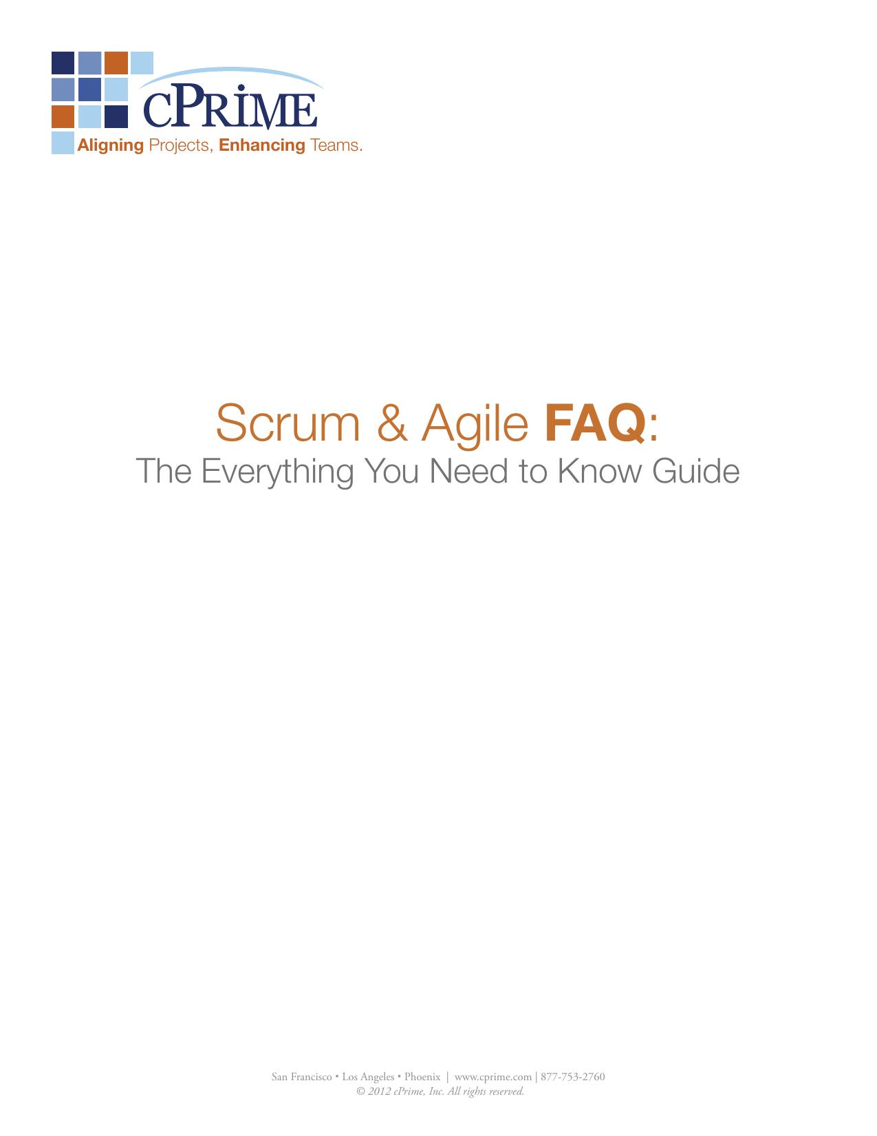 scrum-faq