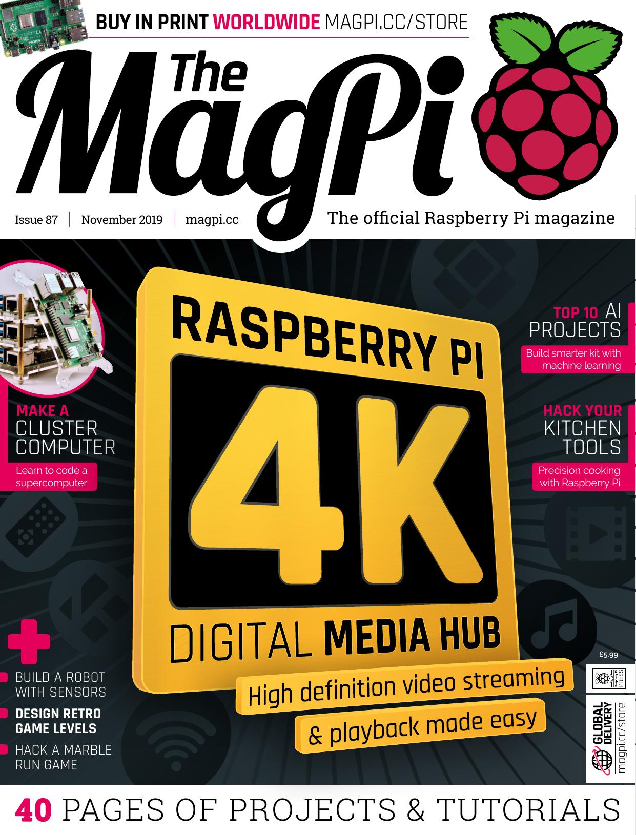 Build a 4K digital media hub The MagPi #87