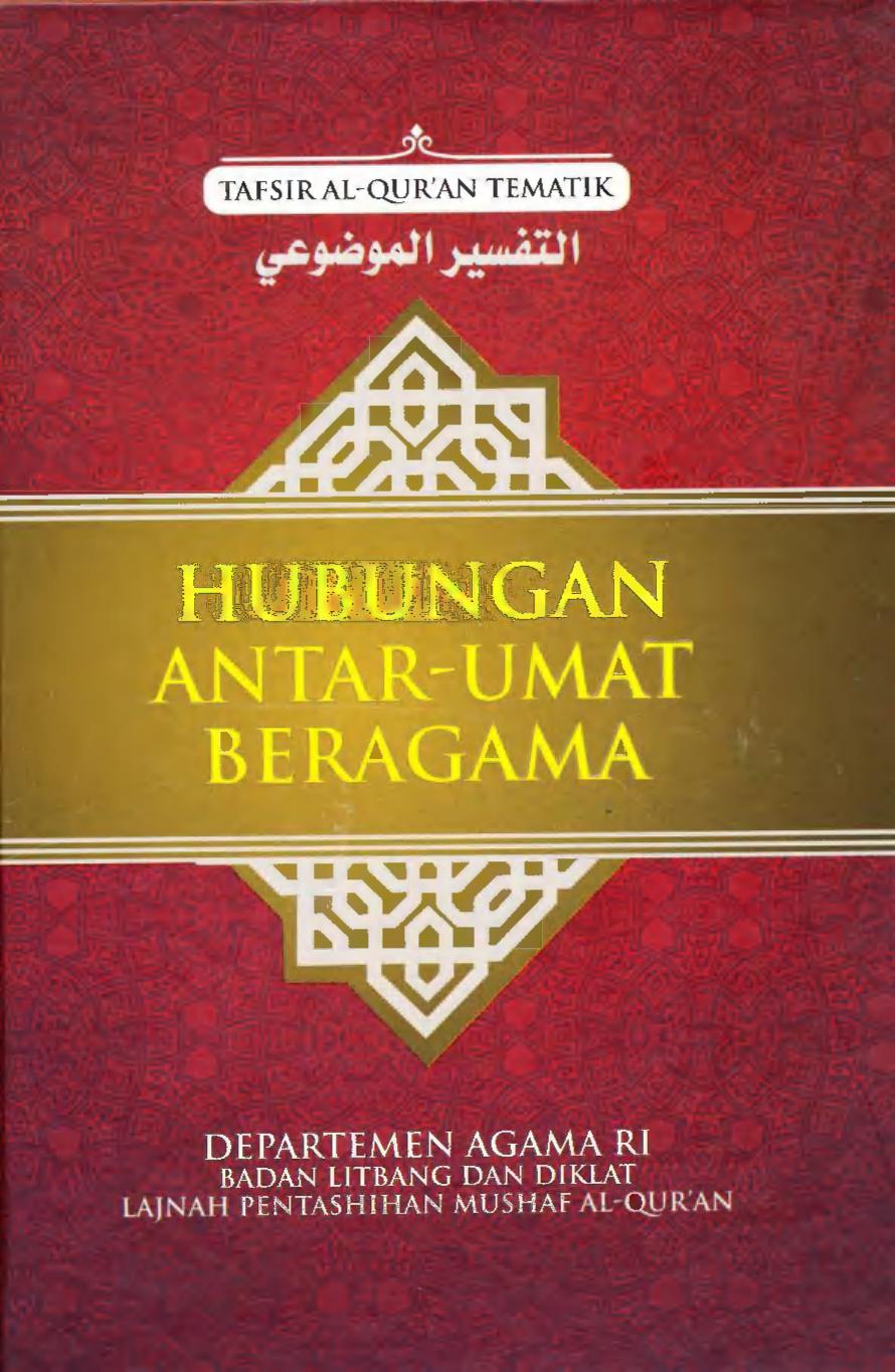 Tafsir Tematik-Hubungan Antar Umat Beragama