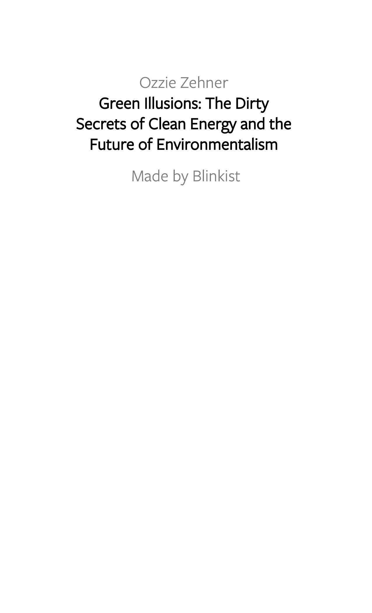 Green Illusions by Blinkist